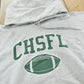 Vintage 2000s CHSFL Football Champion Reverse Weave Hoodie Men's 3XL
