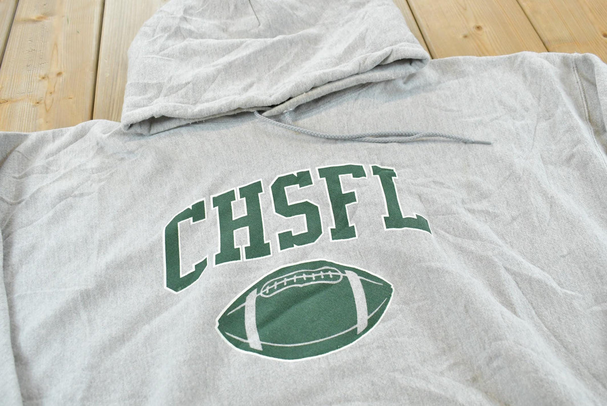 Vintage 2000s CHSFL Football Champion Reverse Weave Hoodie Men's 3XL
