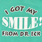 Vintage 1990's I Got My Smile From Dr Eck Souvenir Travel T-Shirt Men's L