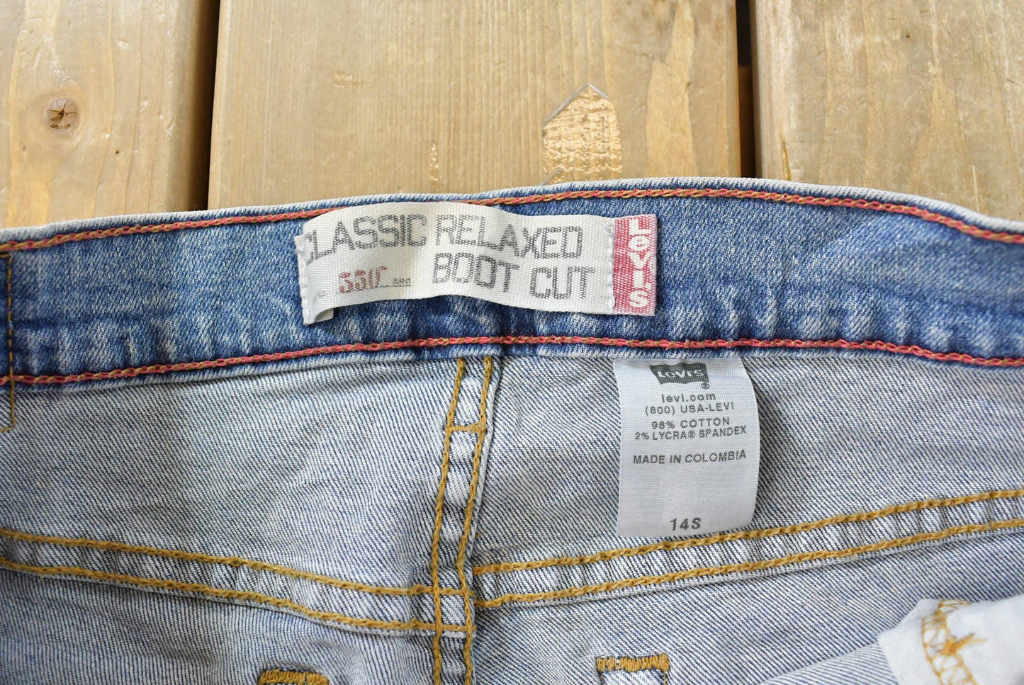 Vintage 2000s Levi's 550 Relaxed Bootcut Fit Denim Jeans Men's 34 x 29