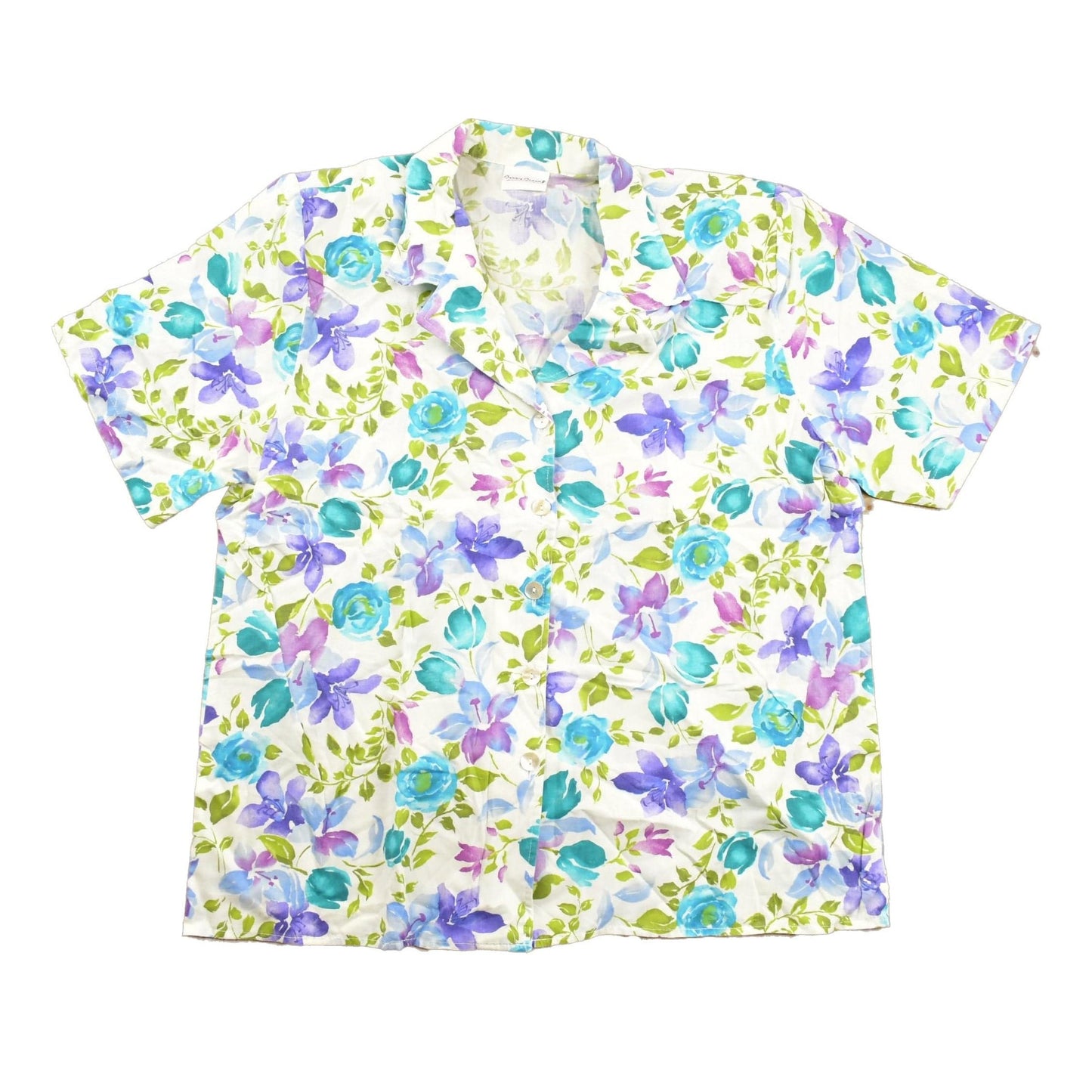 Vintage 1990s Bobbie Brooks Floral Button Up Shirt Men's M