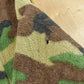 Vintage 1990s Woodland Camo Fleece Quarter Zip Up Sweatshirt Men's L