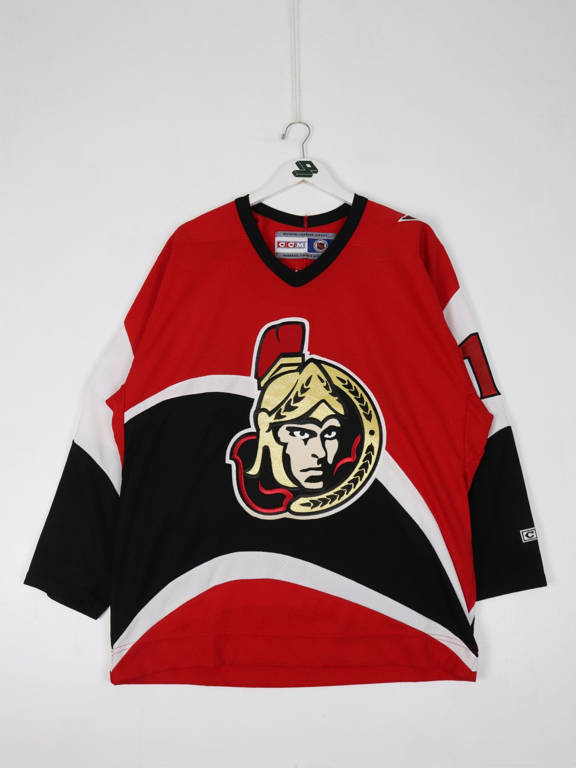 NHL Ottawa Senators Black Reebok Jersey Size Small CCM Official
