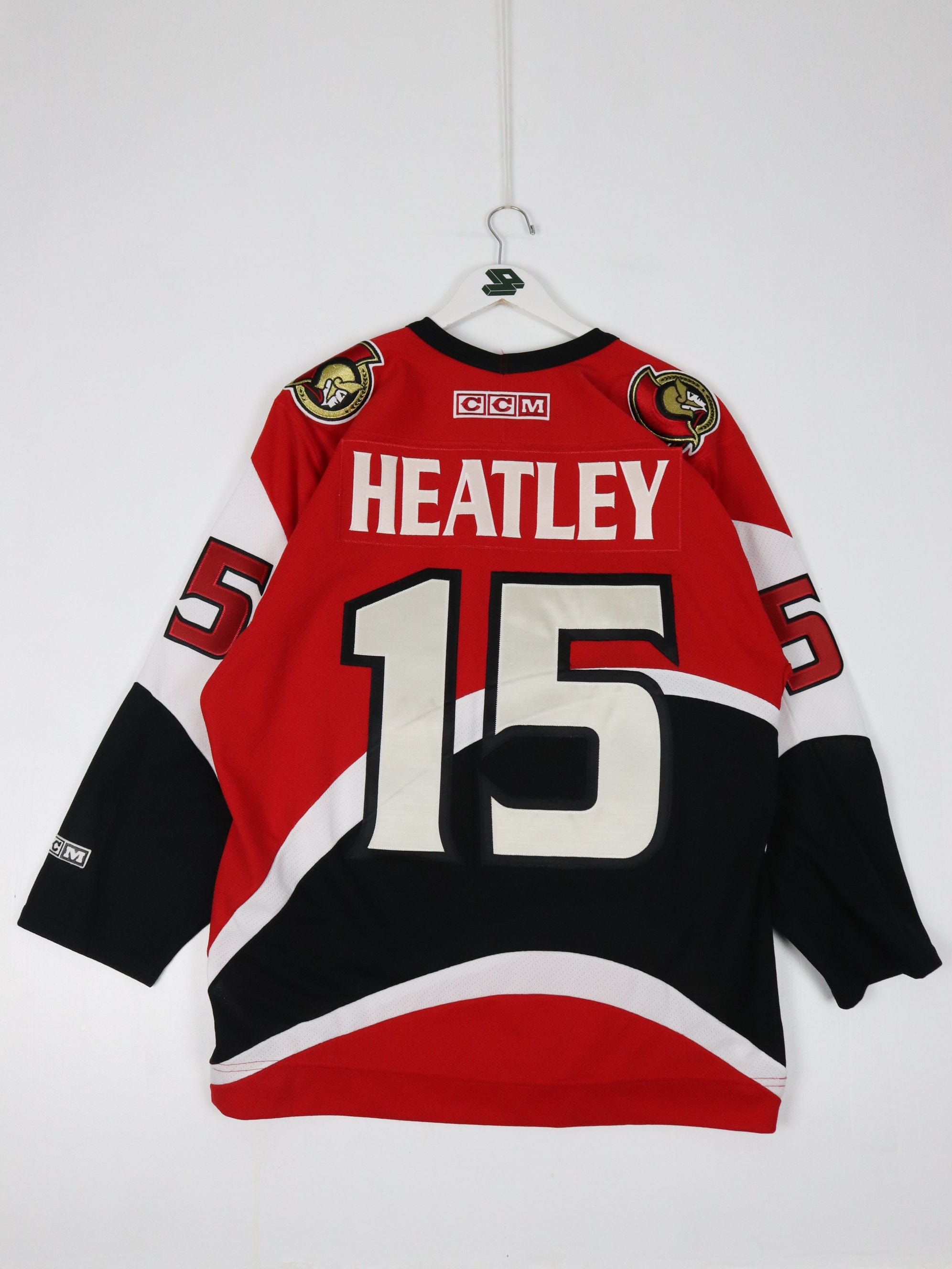 Vintage Ottawa Senators Jersey Heatley #15 CCM NHL Hockey Men’s Size XL  Sports