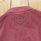 Vintage 2000s Harley Davidson Embroidered Full Zip Fleece Sweater Vest Women's Medium