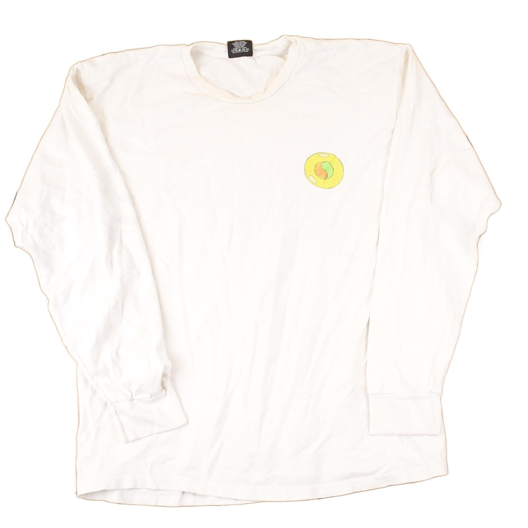 Vintage 1980s Stussy Laguna Beach California Graphic Print Surfing Shirt Men's L