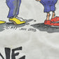 Vintage 1991 Picket Line Funny Parody T-Shirt Men's L