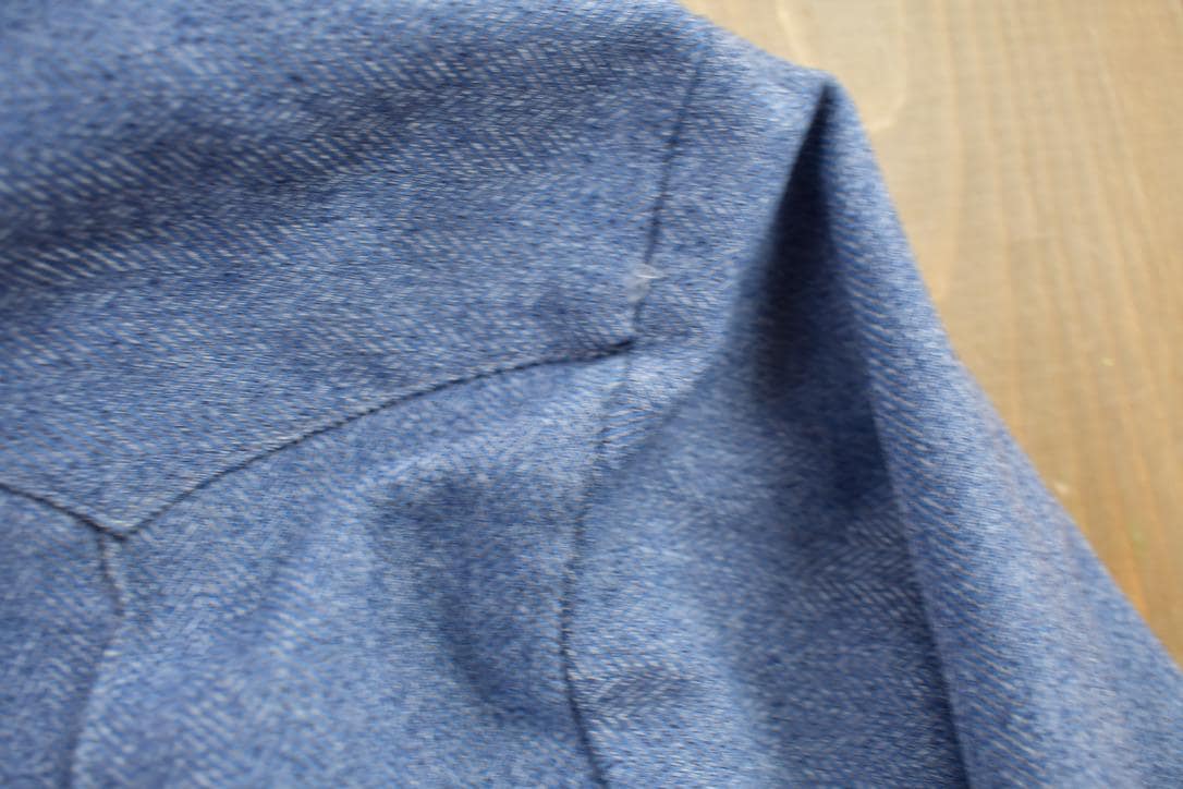 Vintage 1990s Fenton Western Style Denim Snap Button Shirt Men's M