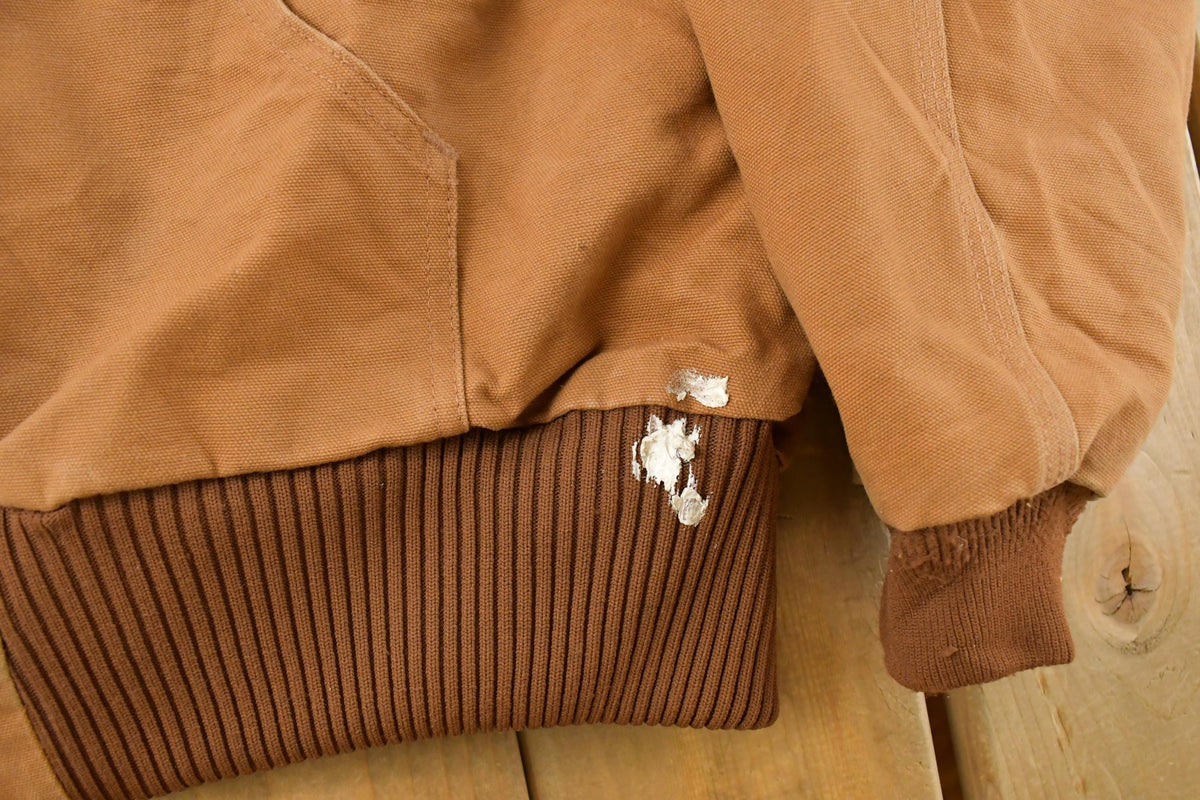 Vintage 2000s Carhartt Canvas Hooded Jacket Men's XL