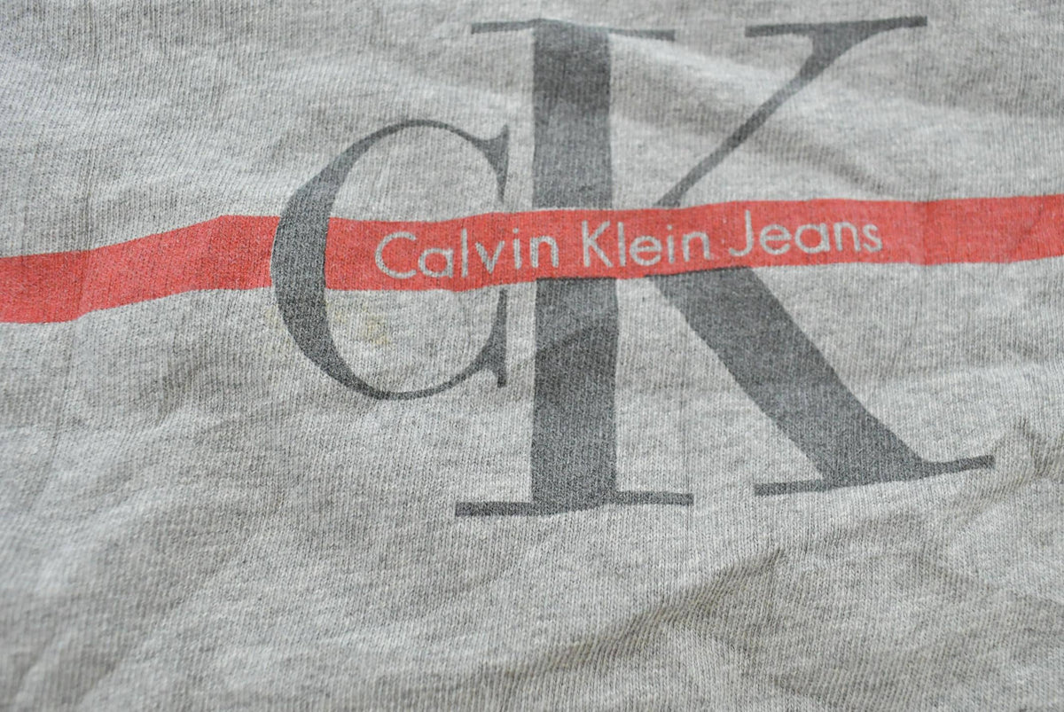 Vintage 1990s Calvin Klein Jeans Logo Graphic T-Shirt Men's XL