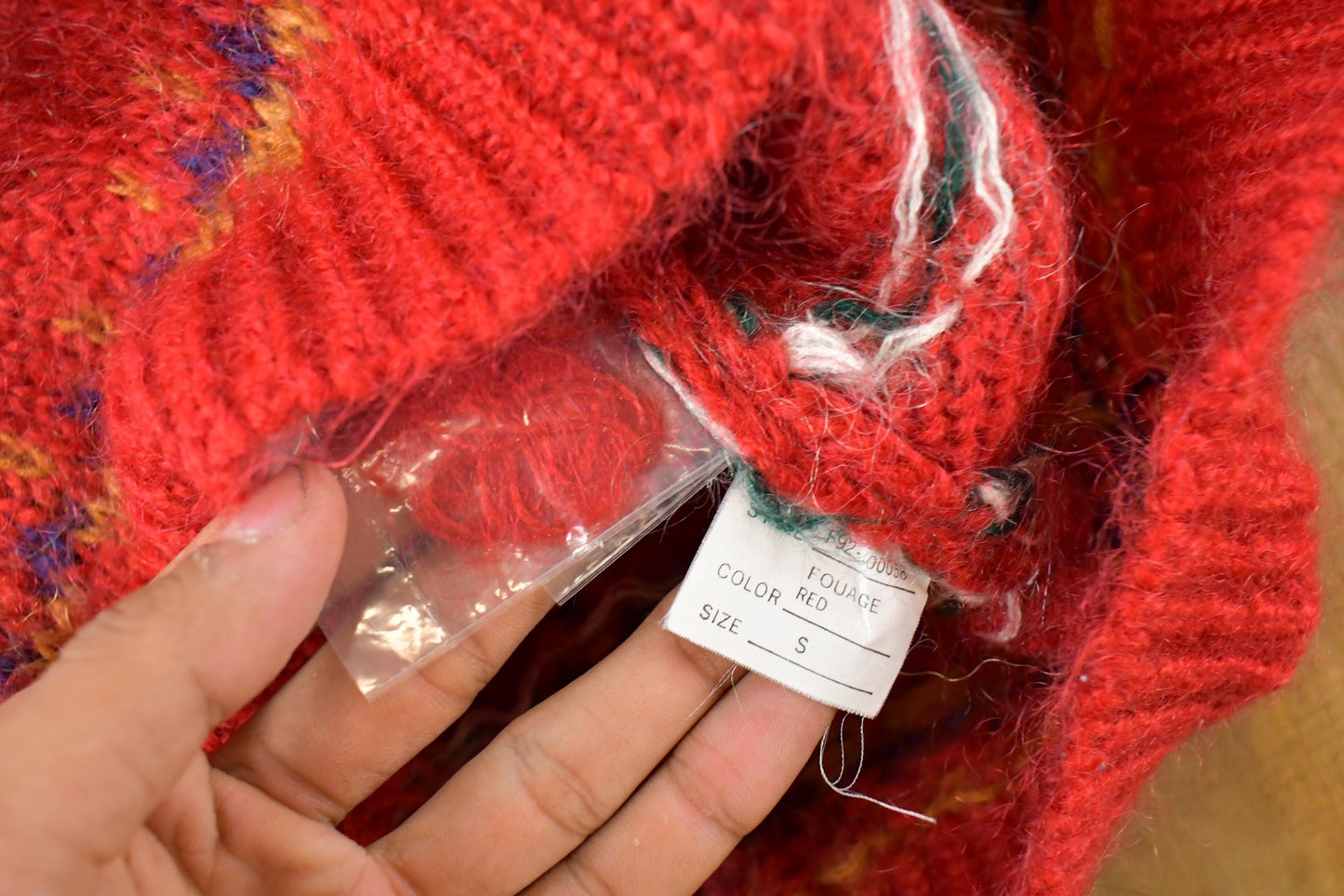 Vintage 1990s Morningside Mohair Nordic Knit Sweater Women's S