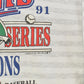 Vintage 1991 Minnesota Twins MLB World Series Champions Crewneck Sweatshirt Men's XL