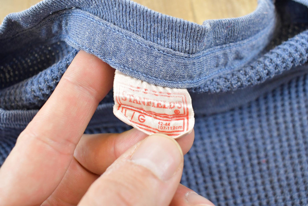 Vintage 1980s Stanfield's Knit Thermal Long Sleeve Under T-Shirt Men's L