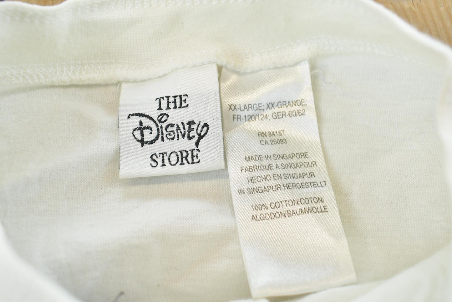 Vintage 1990s Disney Store Embroidered Mickey Mouse Henley Collared Long Sleeve Shirt Mens XL
