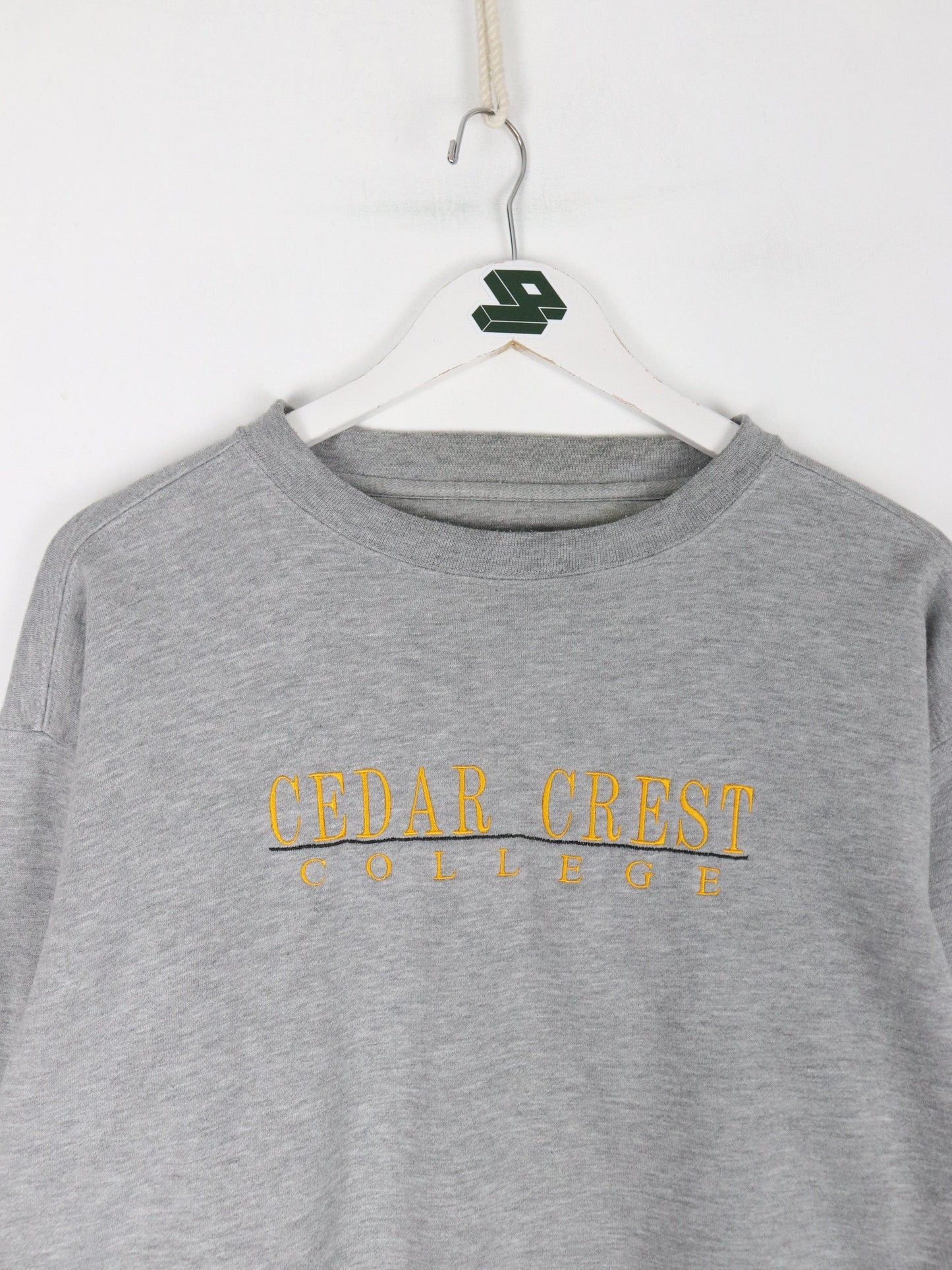 Cedar Crest College Sweatshirt Mens Medium Grey from propervintagecanada