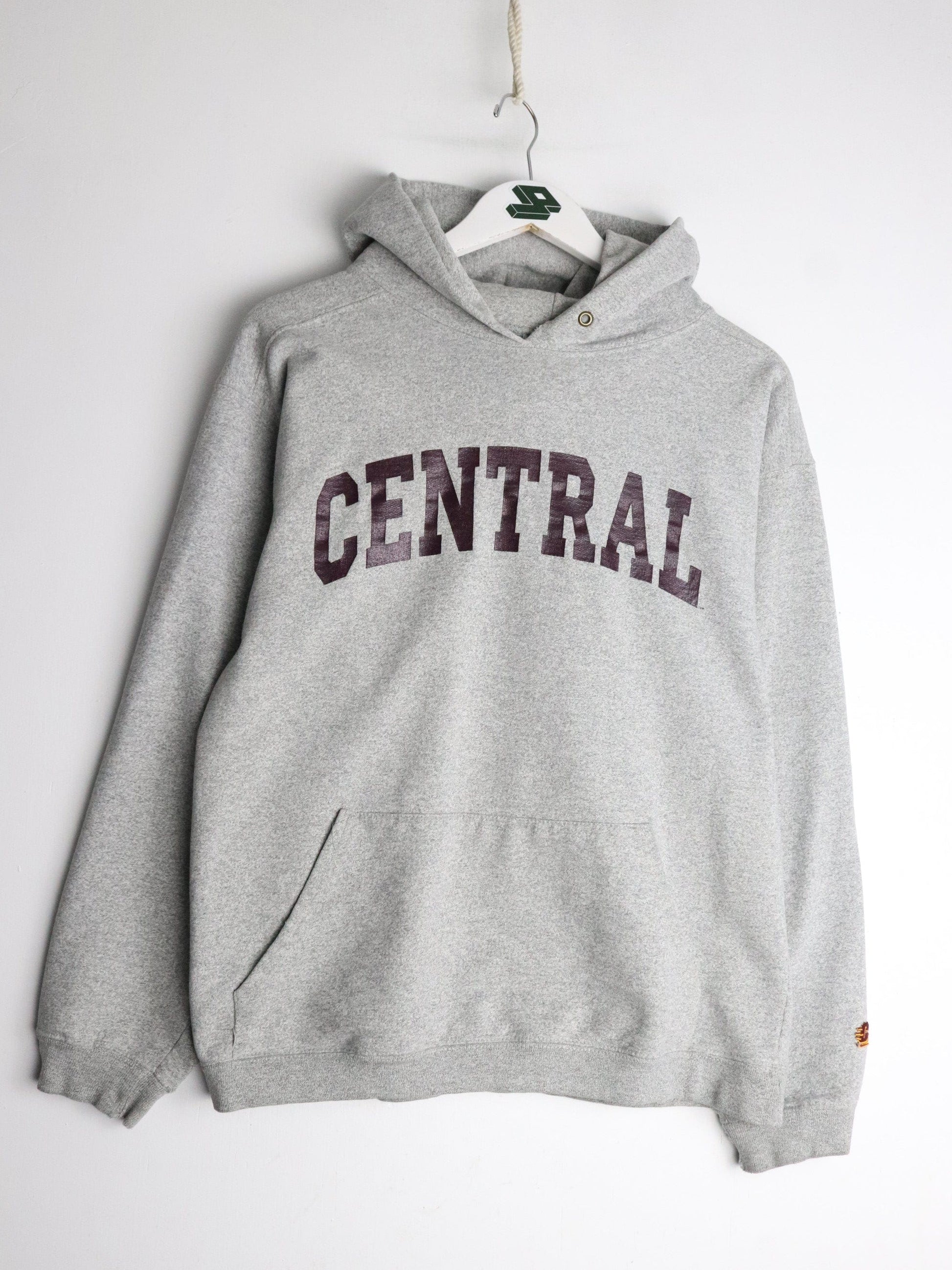 Central Sweatshirt Fits Mens Small Grey College Hoodie from propervintagecanada