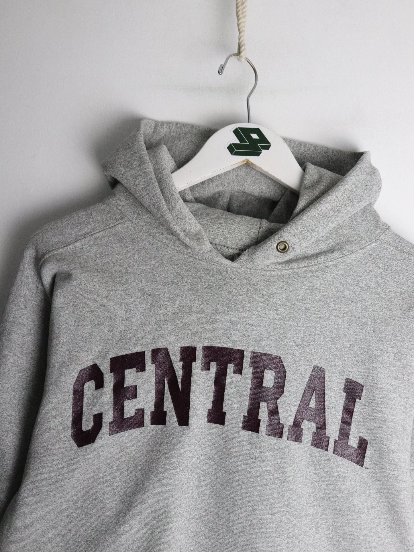 Central Sweatshirt Fits Mens Small Grey College Hoodie from propervintagecanada