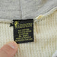 Vintage 1990s Bronzini Blank Grey Thermal Lined Full Zip Hoodie Men's L