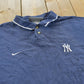 Vintage 1990s Nike Team New York yankees Embroidered Logo Polo Shirt Men's XL