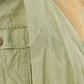 Vintage 1940s Military HBT Olive Drab Button Up Shirt Men's Medium