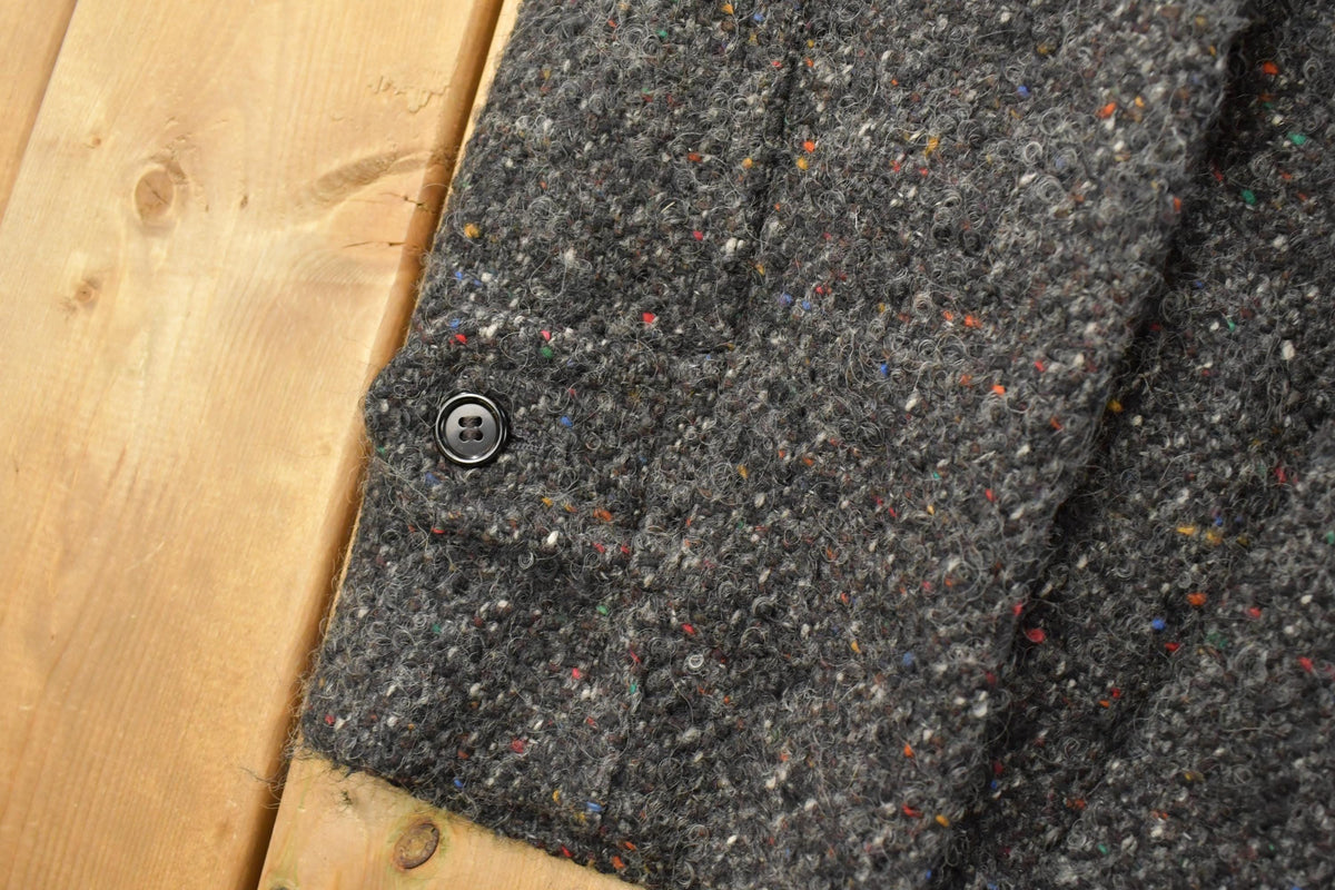 Vintage 1990s Kindler Wool Trench Coat Men's Large