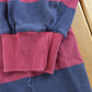 Vintage 1990s Nautica Striped Rugby Long Sleeve Polo Shirt Men's XL