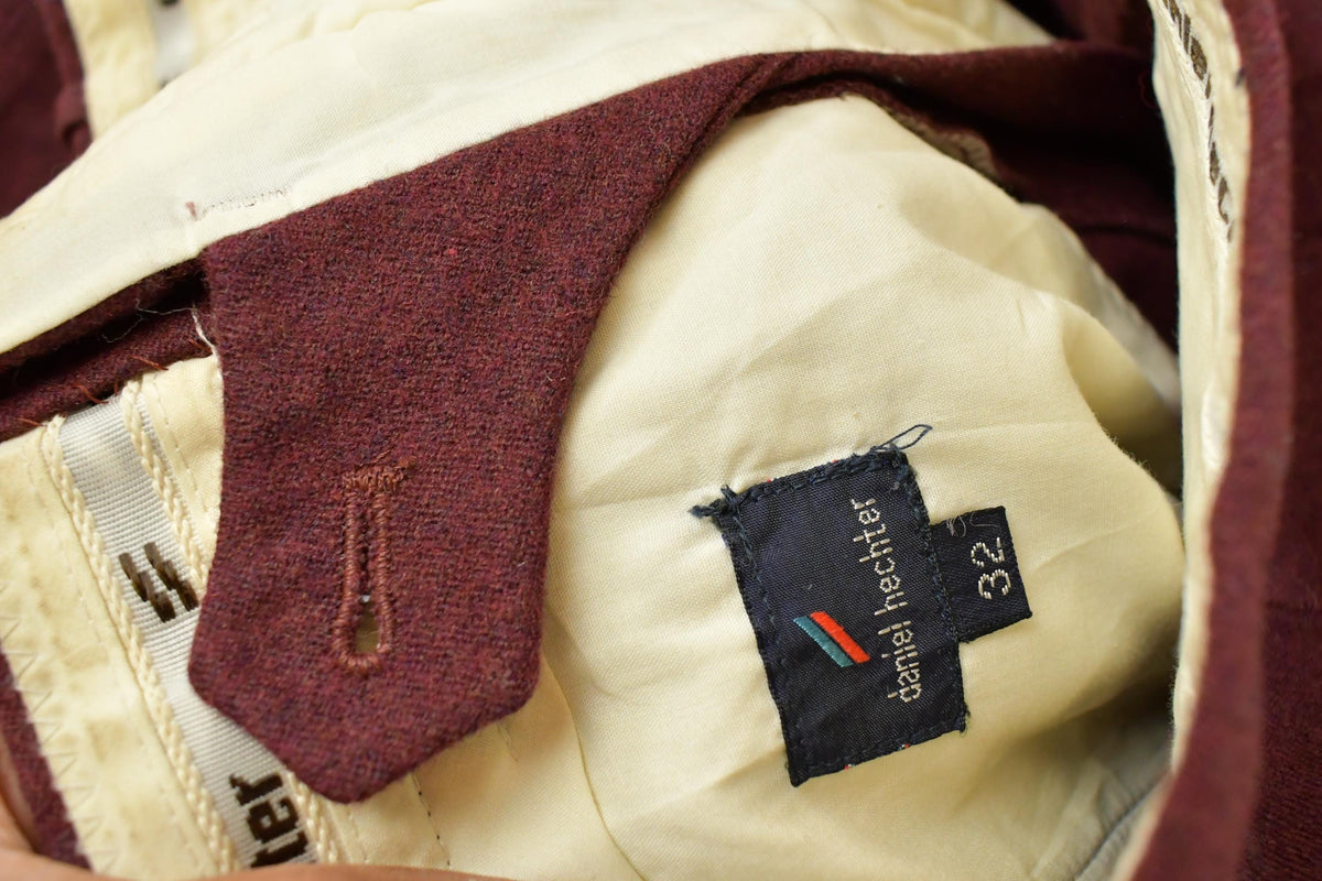 Vintage 1980s Daniel Hechter Wool Pants Men's 31 x 30