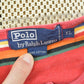 Vintage 1990s Polo Ralph Lauren Striped Henley Collar T-Shirt Men's 2XL
