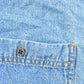 Vintage 1990s Levis Red Tab Denim Button Up Shirt Men's XL / Western Style / 90s Streetwear / Made in Hong Kong