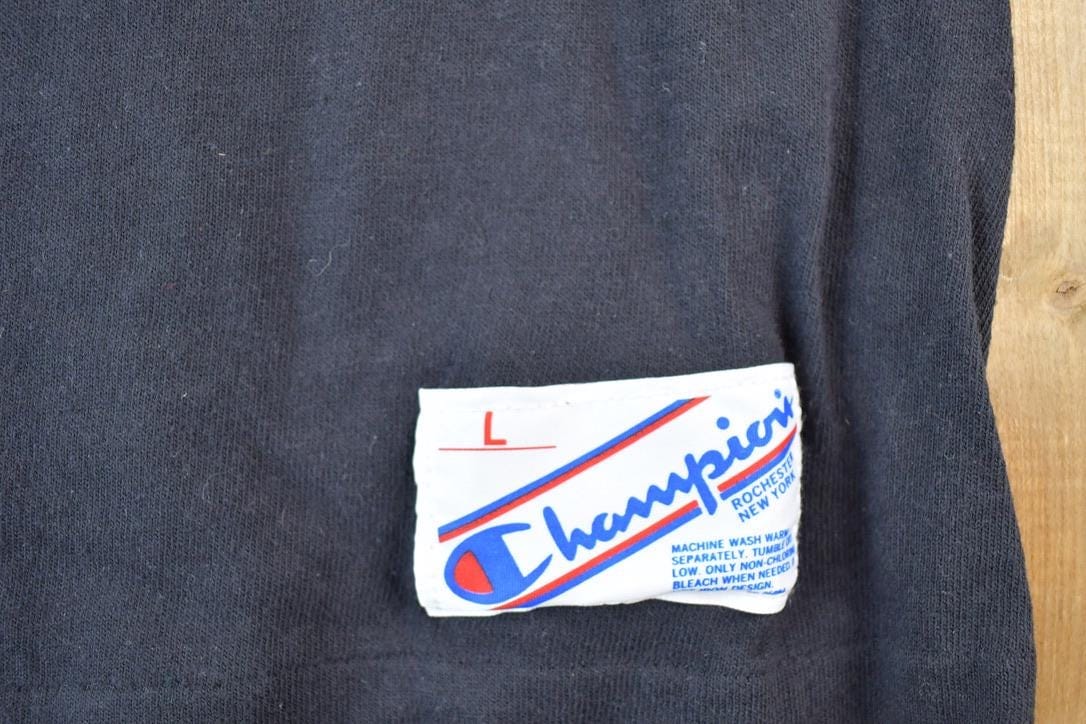 Champion Clothing > Gender Neutral Adult Clothing > Hoodies & Sweatshirts > Sweatshirts Vintage 1980s Champion Pittsburgh Steelers NFL Crewneck Sweatshirt Men's Large/