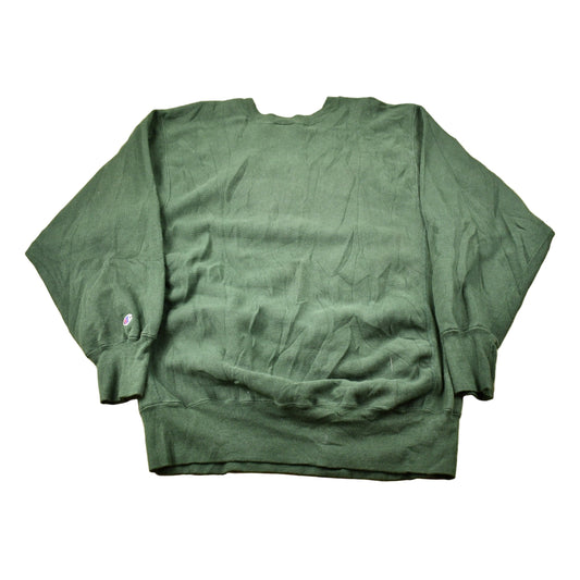 Champion Clothing > Gender Neutral Adult Clothing > Hoodies & Sweatshirts > Sweatshirts Vintage 1980s Michigan State University Champion Reverse Weave Warmup Crewneck Men's XL