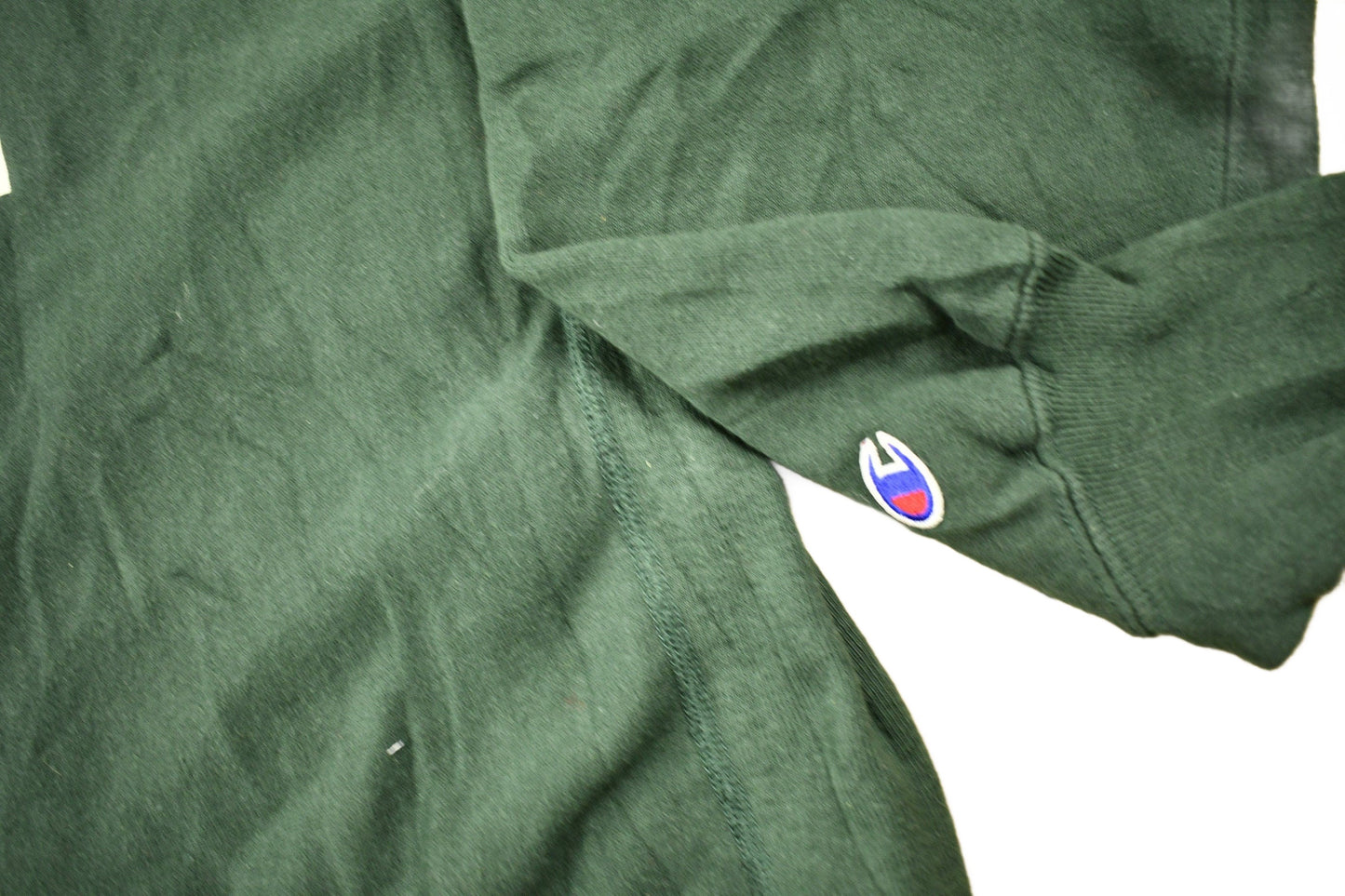 Champion Clothing > Gender Neutral Adult Clothing > Hoodies & Sweatshirts > Sweatshirts Vintage 1980s Michigan State University Champion Reverse Weave Warmup Crewneck Men's XL