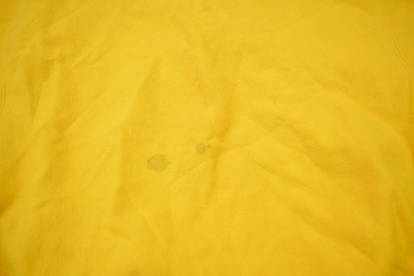 Champion Clothing > Gender Neutral Adult Clothing > Hoodies & Sweatshirts > Sweatshirts Vintage 1990s Blank Yellow Champion Reverse Weave Crewneck Men's Large