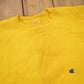 Champion Clothing > Gender Neutral Adult Clothing > Hoodies & Sweatshirts > Sweatshirts Vintage 1990s Blank Yellow Champion Reverse Weave Crewneck Men's Large