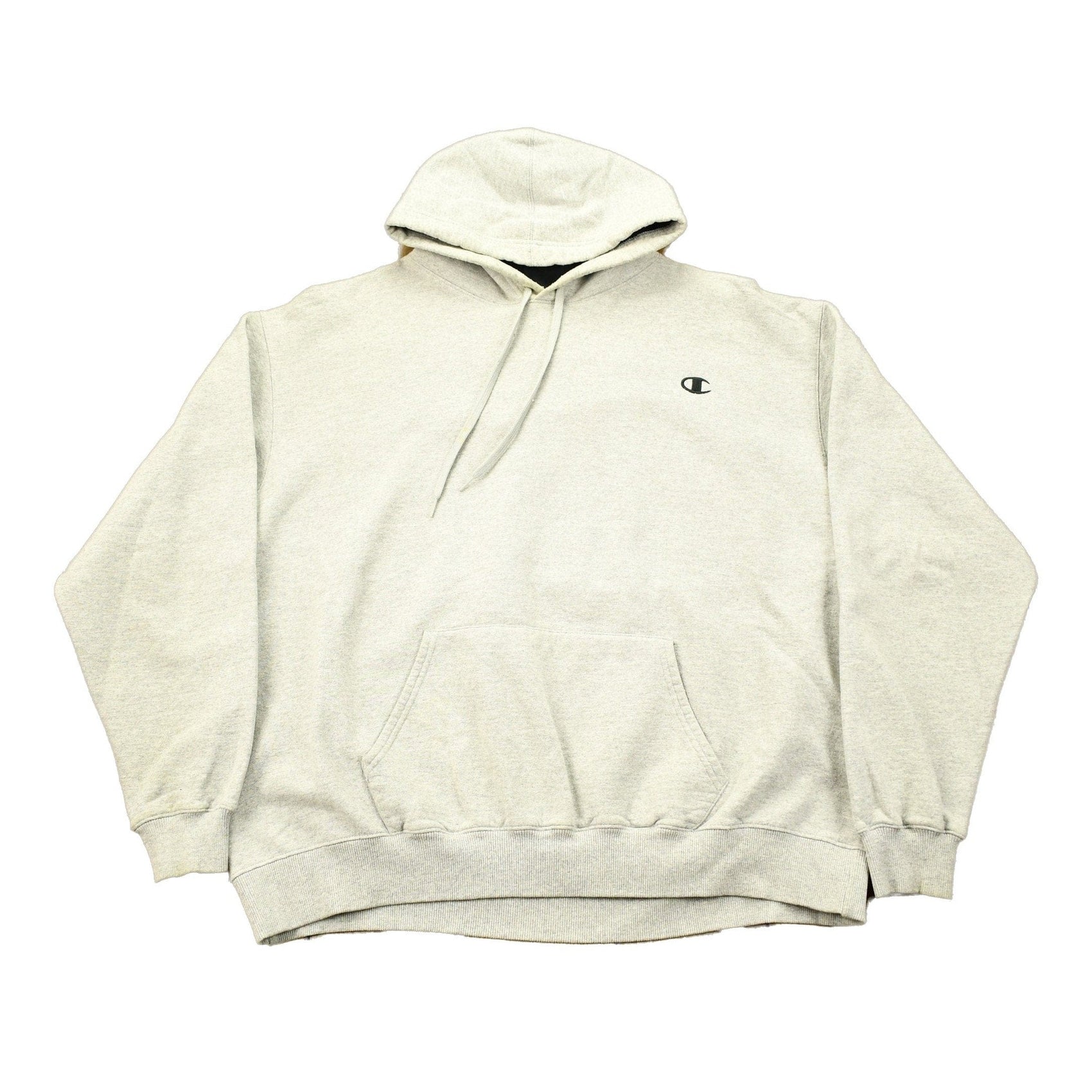 Champion Clothing > Gender Neutral Adult Clothing > Hoodies & Sweatshirts > Sweatshirts Vintage 1990s Grey Champion Small Logo Hoodie Men's 2XL
