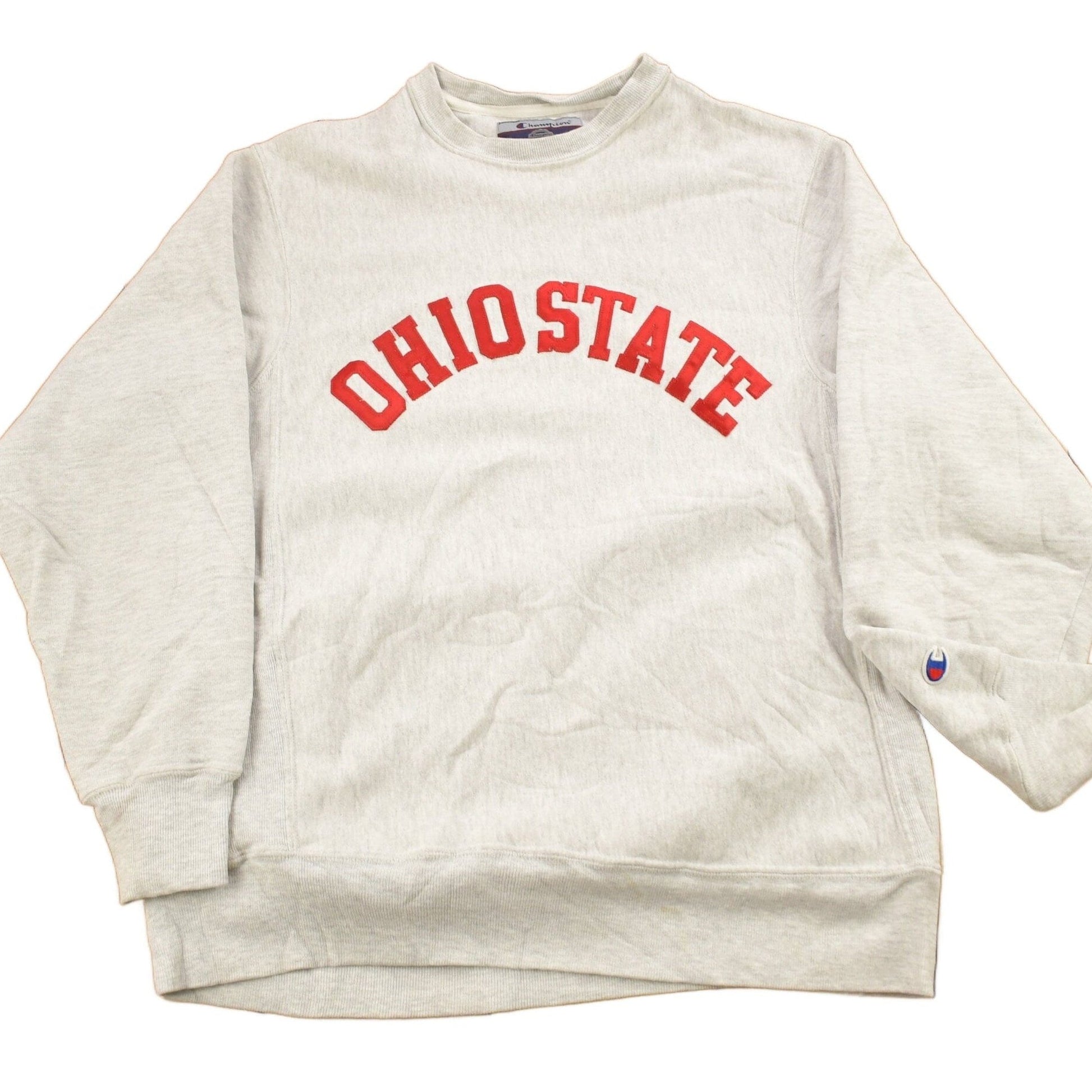 Champion Clothing > Gender Neutral Adult Clothing > Hoodies & Sweatshirts > Sweatshirts Vintage 1990s University of Ohio State Champion Reverse Weave Crewneck Men's Medium