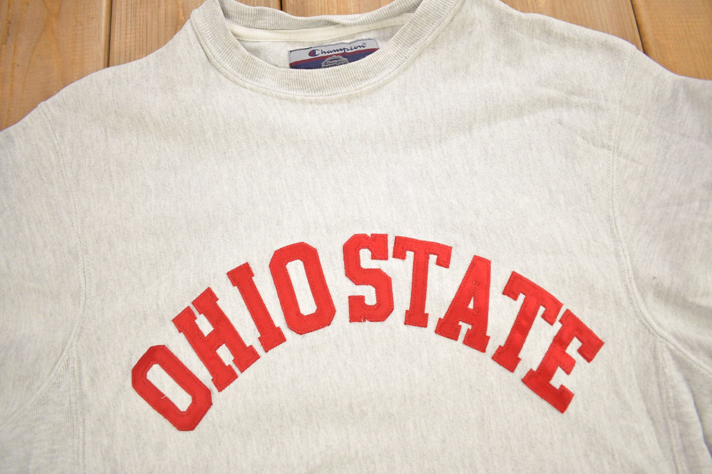 Champion Clothing > Gender Neutral Adult Clothing > Hoodies & Sweatshirts > Sweatshirts Vintage 1990s University of Ohio State Champion Reverse Weave Crewneck Men's Medium