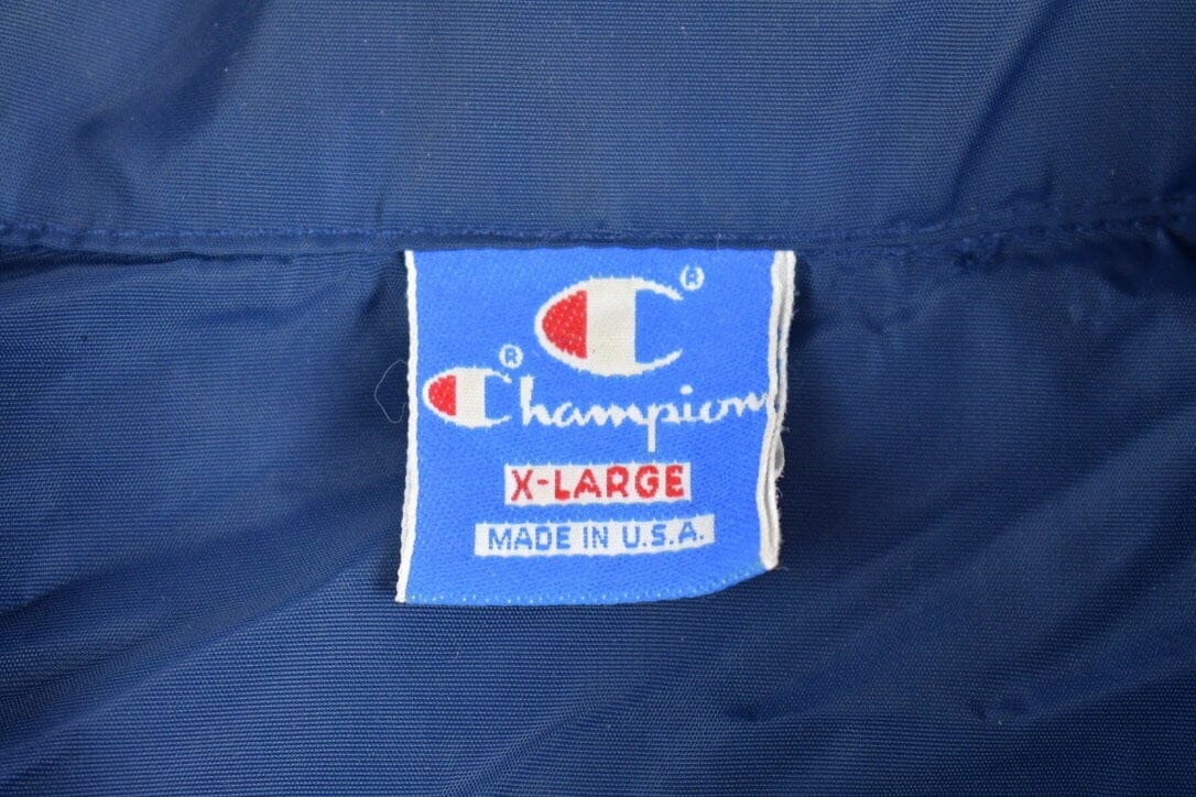 Champion Clothing > Gender Neutral Adult Clothing > Jackets & Coats Vintage 1980s US Naval Academy Champion Windbreaker Jacket Men's Large