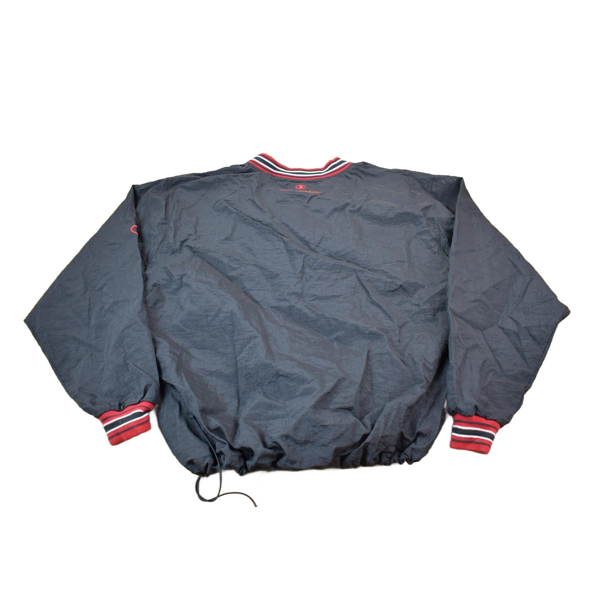 Champion Clothing > Gender Neutral Adult Clothing > Jackets & Coats Vintage 1990s Champion Embroidered Spell Out Windbreaker Men's Large