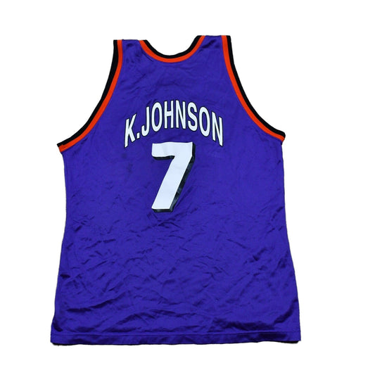 Champion Clothing > Men's Clothing > Sports & Fitness Vintage 1990s Kevin Johnson Phoenix Suns NBA Champion Jersey Men's XL/ 90s NBA Basketball Sportswear / Made In USA / #7