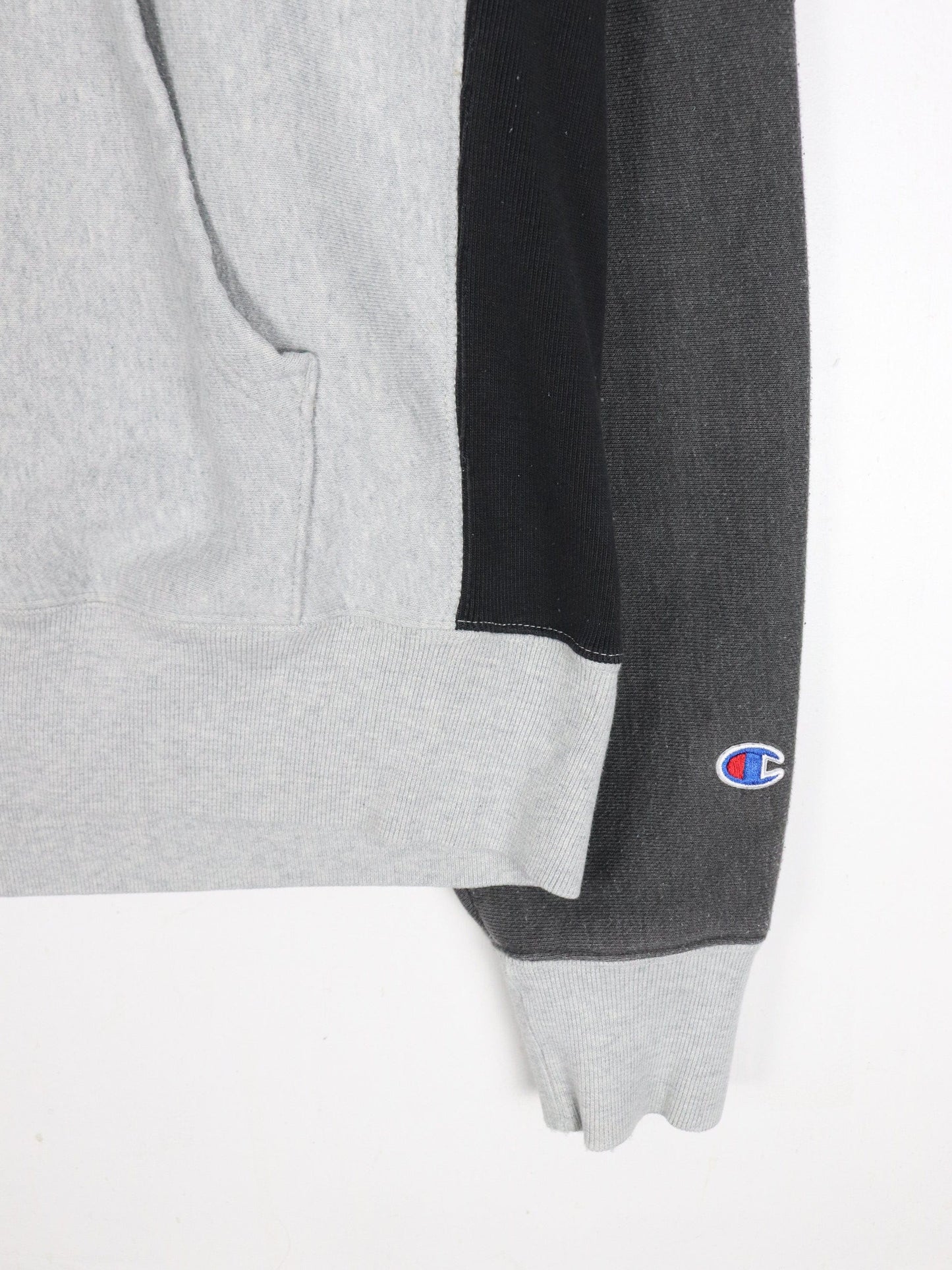 Champion Sweatshirt Mens Medium Grey Reverse Weave Hoodie from propervintagecanada