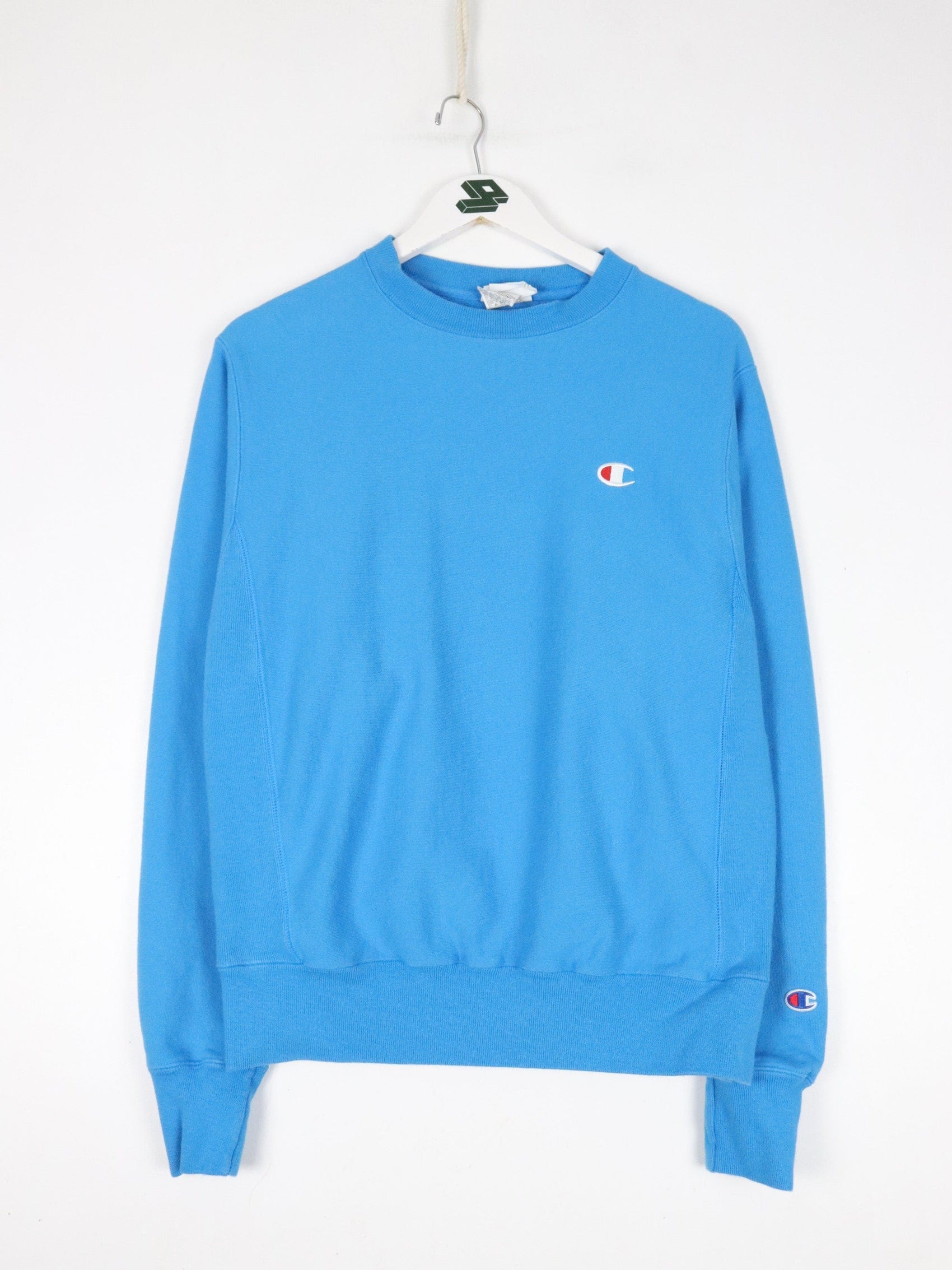 Champion Sweatshirt Mens Small Blue Reverse Weave