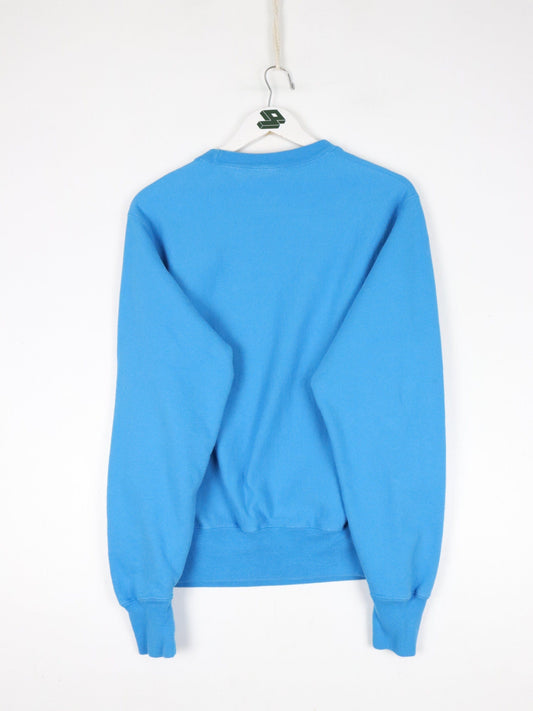 Champion Sweatshirt Mens Small Blue Reverse Weave