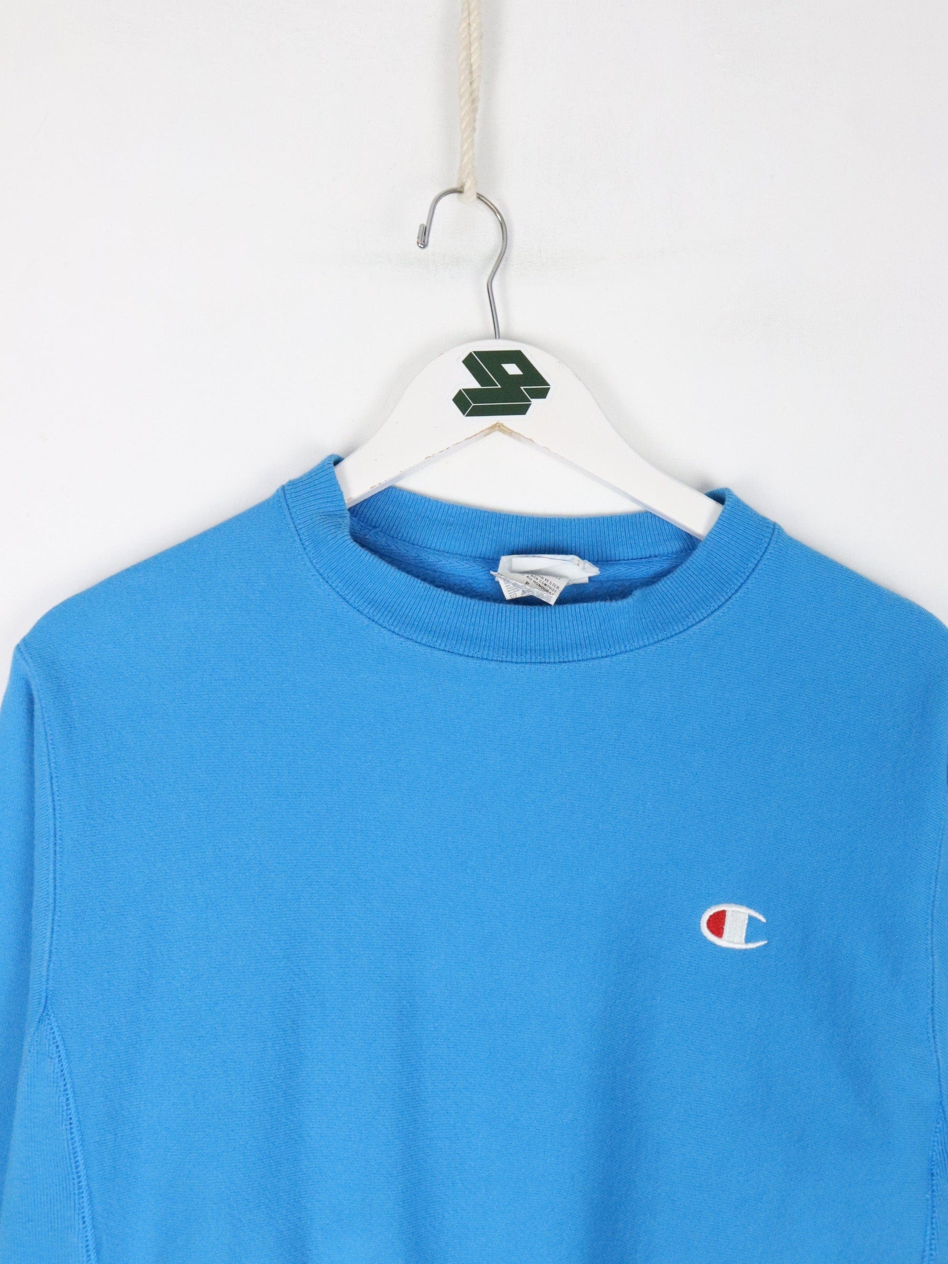 Champion Sweatshirt Mens Small Blue Reverse Weave from propervintagecanada