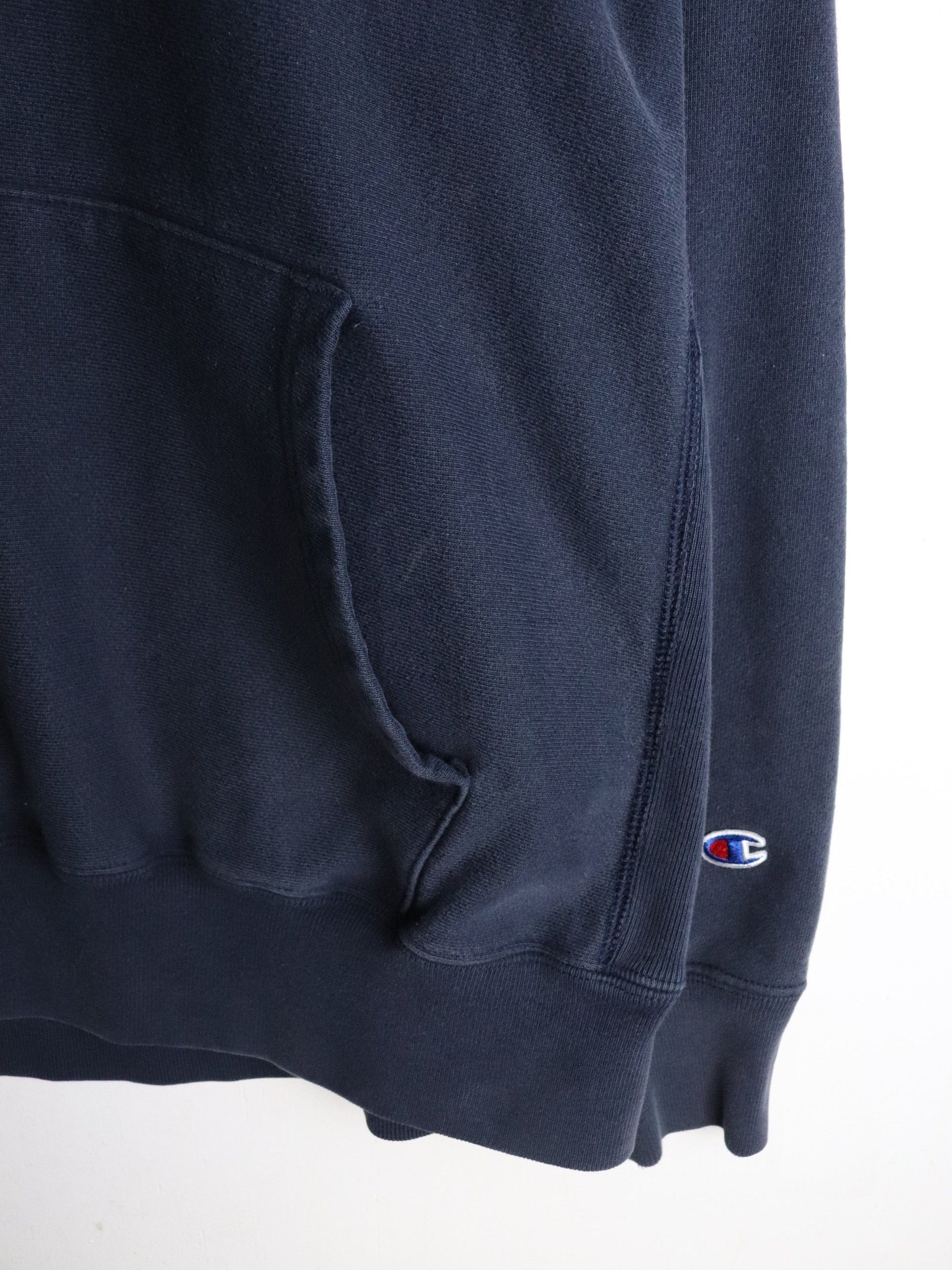 Champion Sweatshirt Mens XL Blue Reverse Weave Hoodie from propervintagecanada