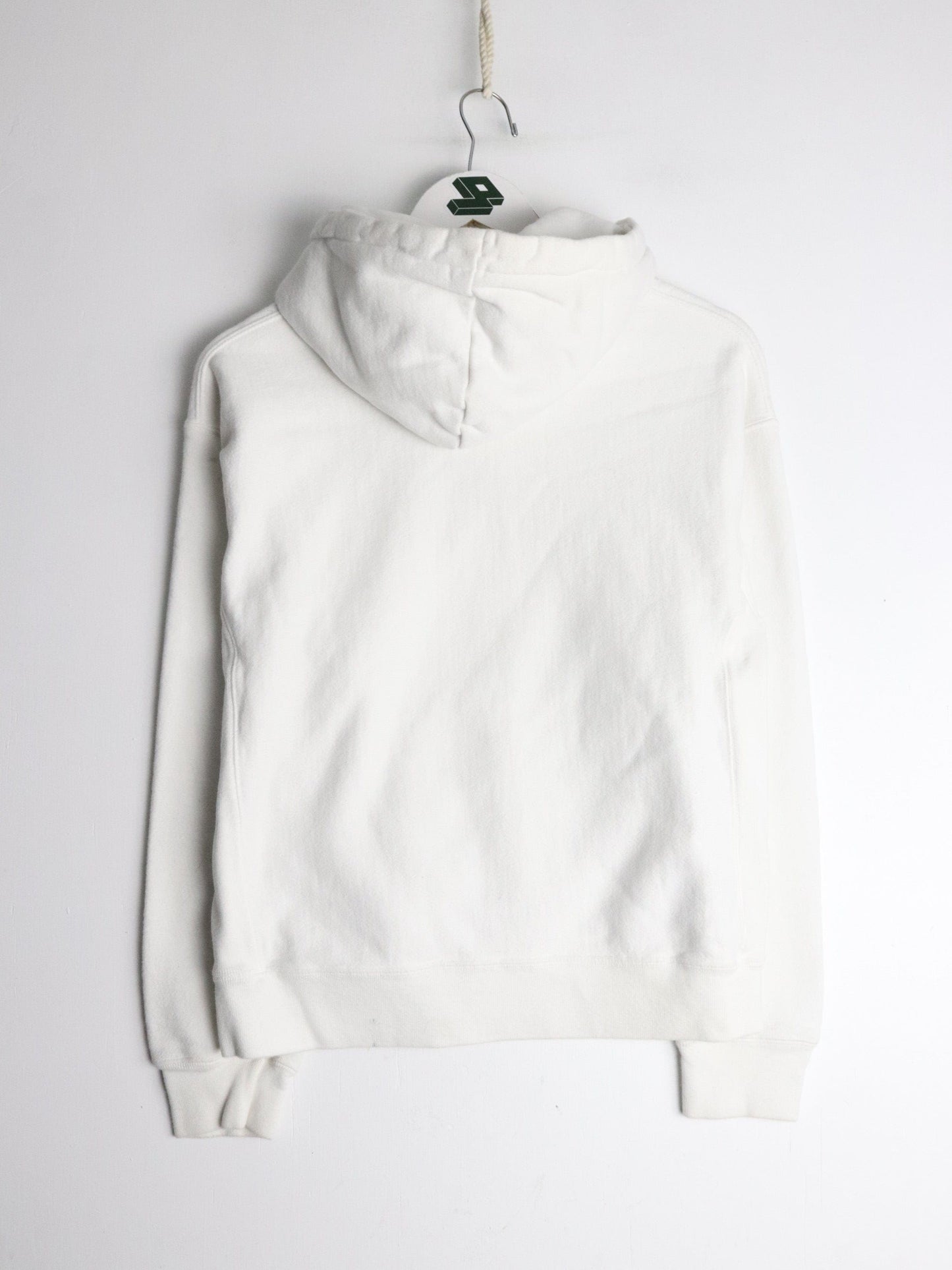 Champion Sweatshirt Youth Medium White Reverse Weave Hoodie from propervintagecanada