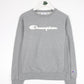 Champion Sweatshirt Youth XL Grey Logo Sweater from propervintagecanada