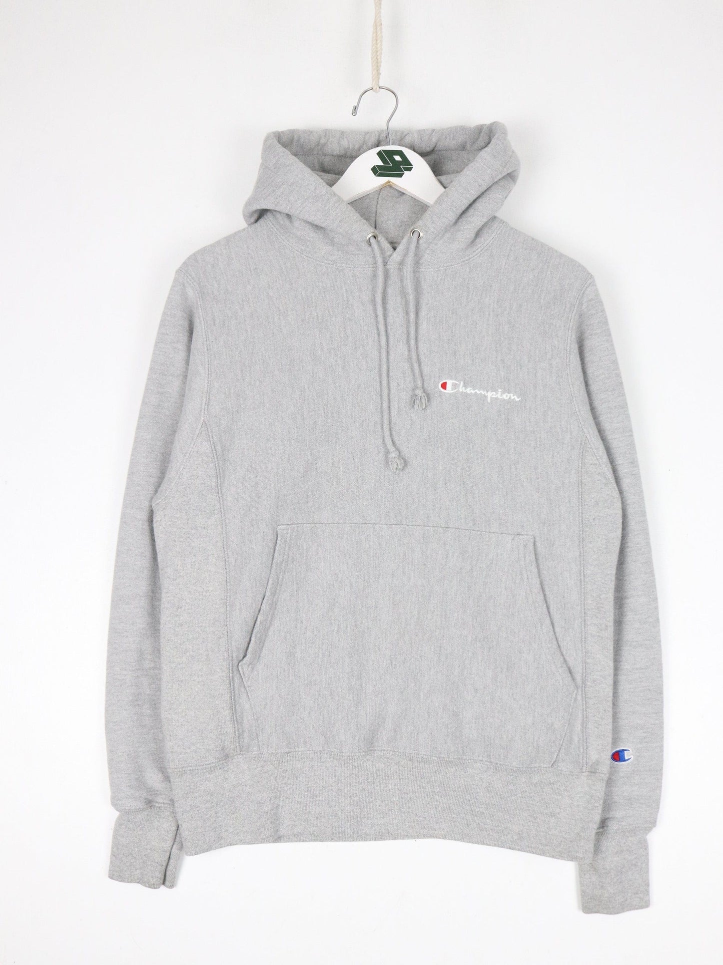 Champion Sweatshirts & Hoodies Champion Sweatshirt Mens Small Grey Reverse Weave Hoodie