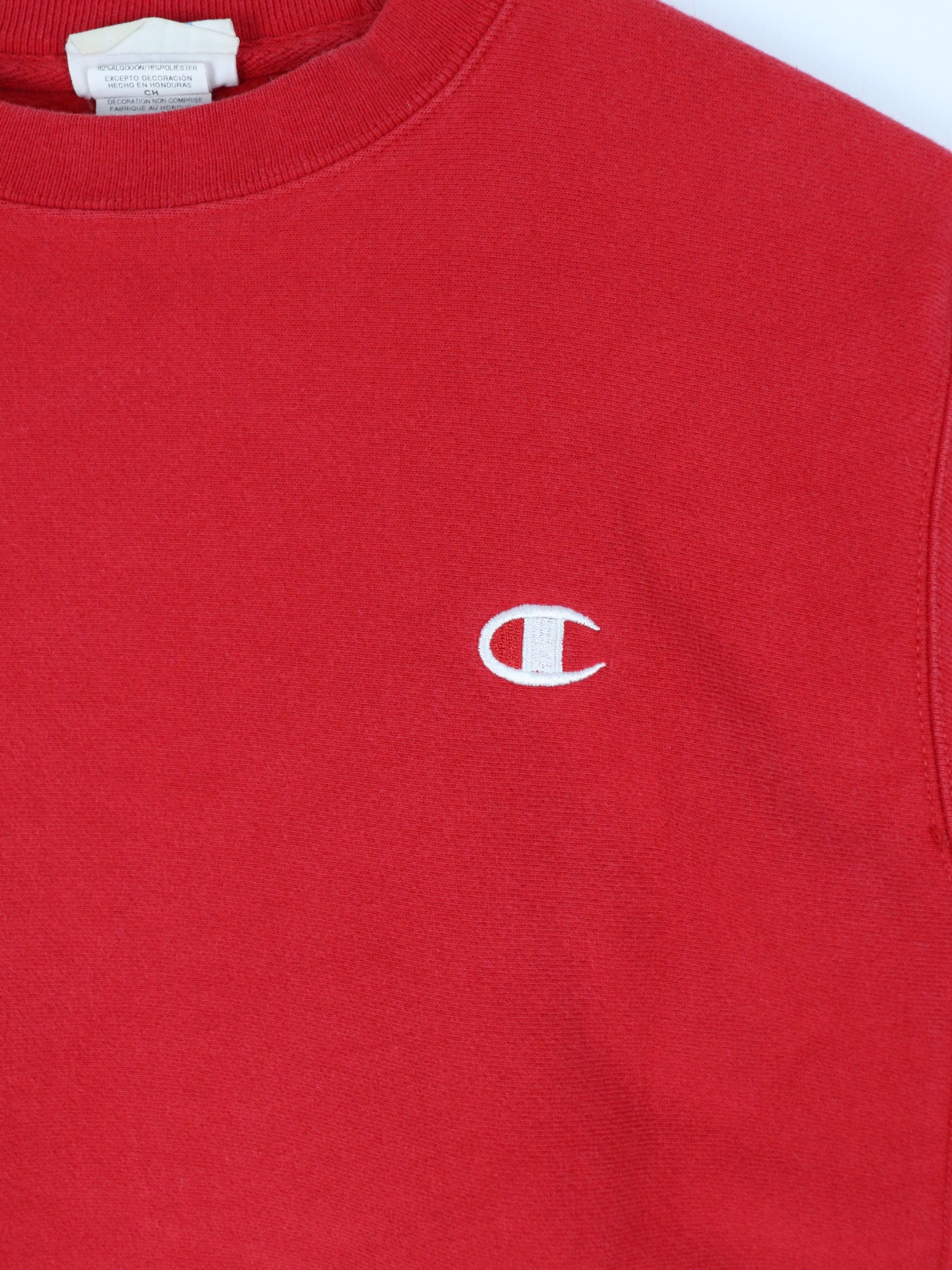Champion Sweatshirt Mens Small Red Logo Reverse Weave Sweater – Proper  Vintage