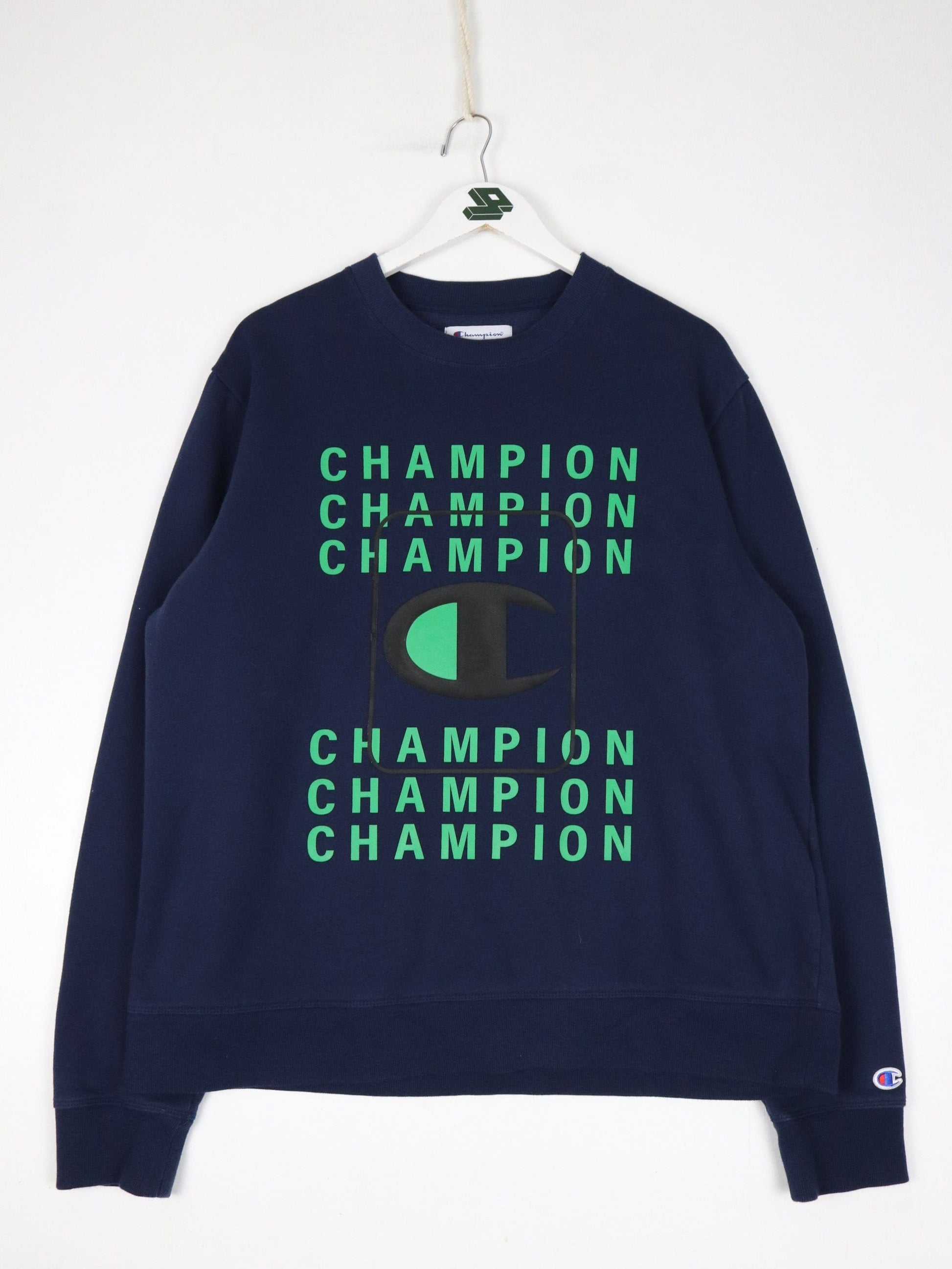 Champion Sweatshirts & Hoodies Champion Sweatshirt Mens XL Blue Logo